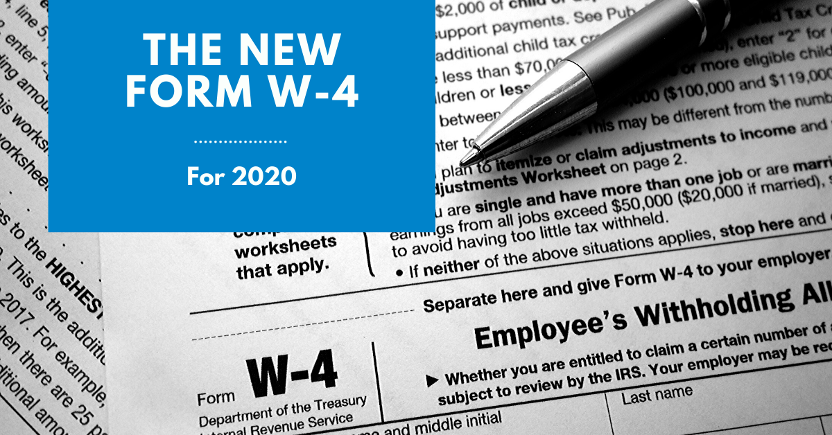IRS releases new design for Form W4 for 2020 Flyte HCM
